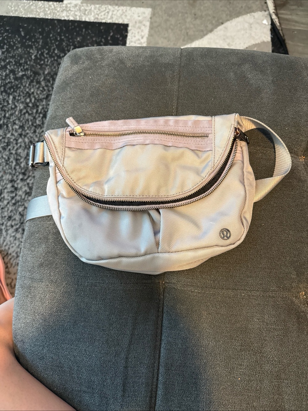 lululemon athletica Beige/Taupe Crossbody Waist Bag